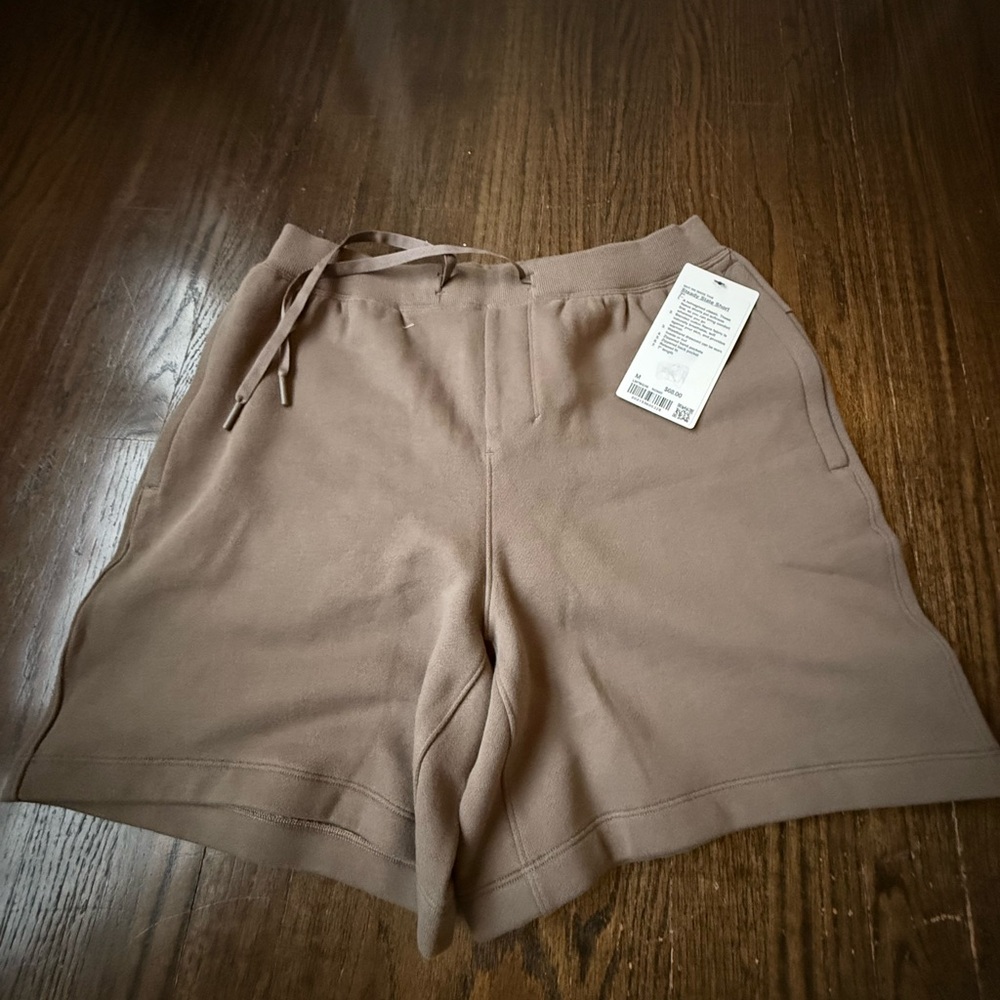 Men’s Pull-On Lounge Shorts in Taupe